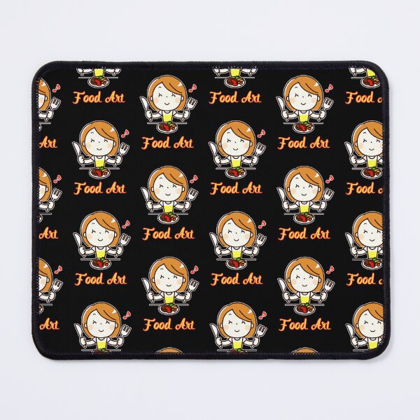 Item preview, 'Food Art' Kawaii Girl Eating Japanese Food - Positive Cute Design designed and sold by Ridiculam Toga.