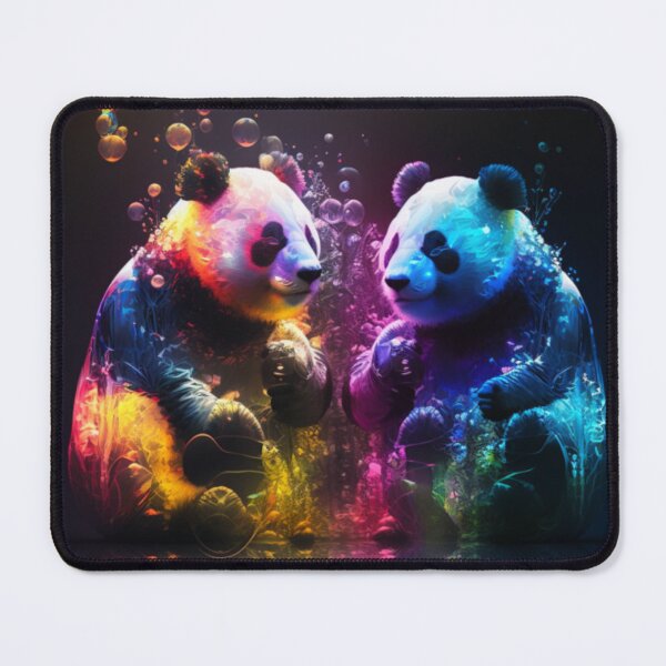 Item preview, Colourful and Wonderful Pandas - Cute Art designed and sold by GloriousArtSKD.