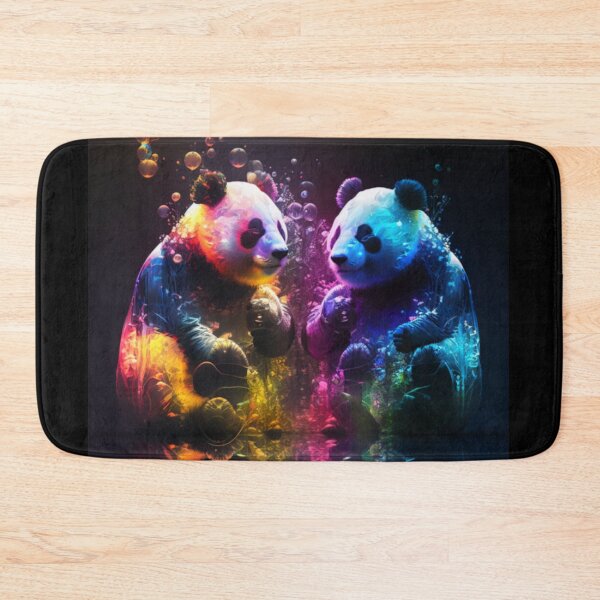 Item preview, Colourful and Wonderful Pandas - Cute Art designed and sold by GloriousArtSKD.