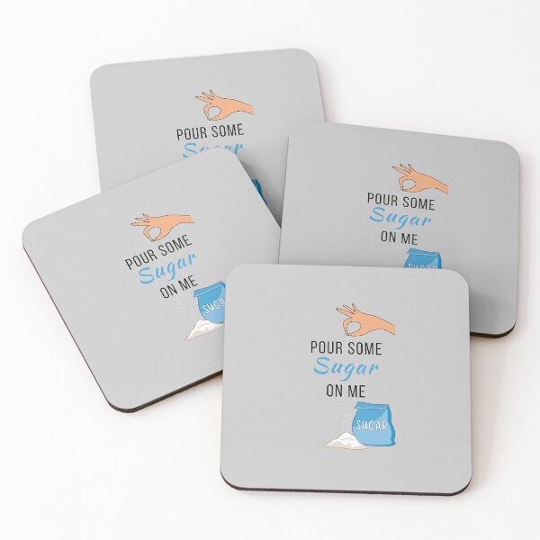 Item preview, Pour Some Sugar On Me - Food Music Word Pun designed and sold by Graham Baitson.