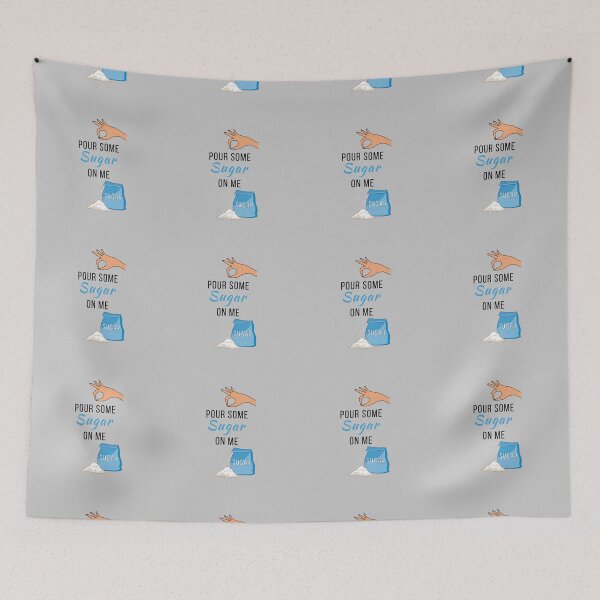 Item preview, Pour Some Sugar On Me - Food Music Word Pun designed and sold by Graham Baitson.