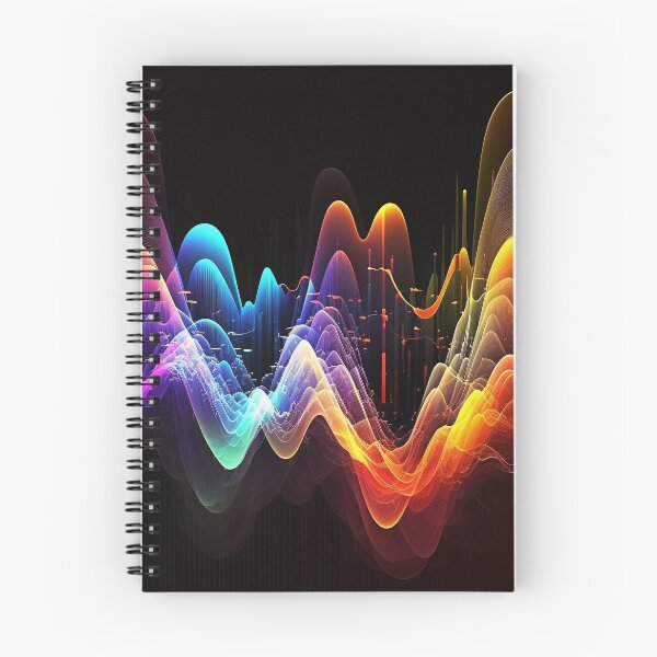 Item preview, Electronic Music Abstract Waves Painting Really Colorful Design designed and sold by EnzoZs.