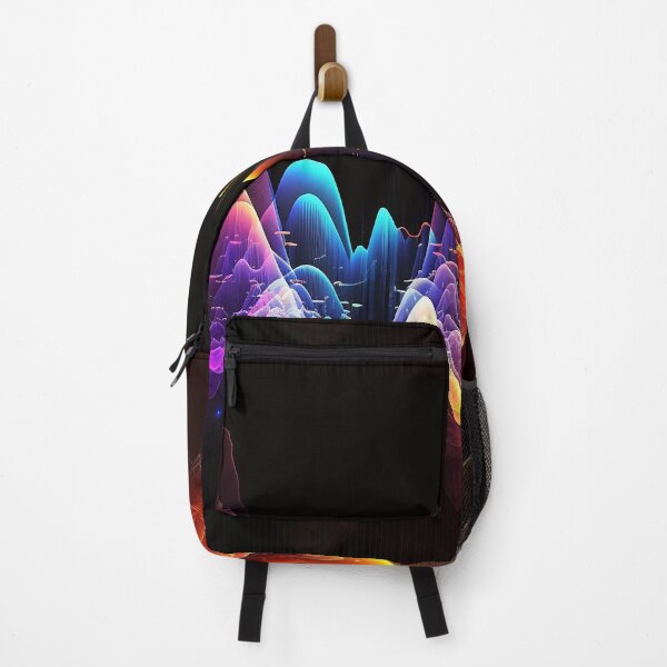 Item preview, Electronic Music Abstract Waves Painting Really Colorful Design designed and sold by EnzoZs.