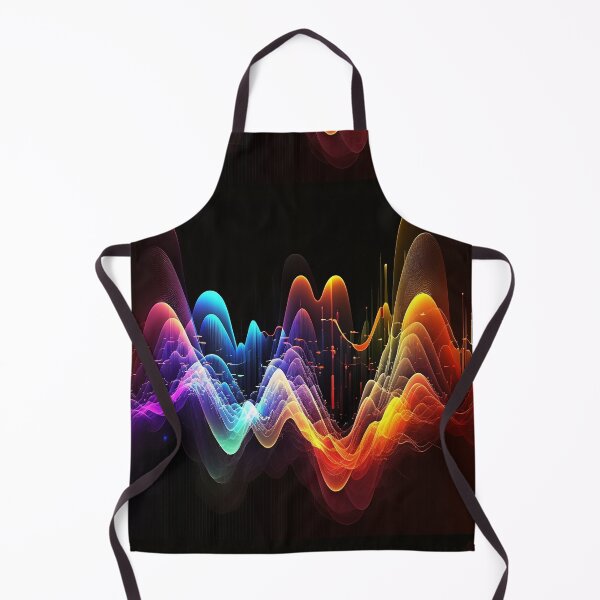 Item preview, Electronic Music Abstract Waves Painting Really Colorful Design designed and sold by EnzoZs.