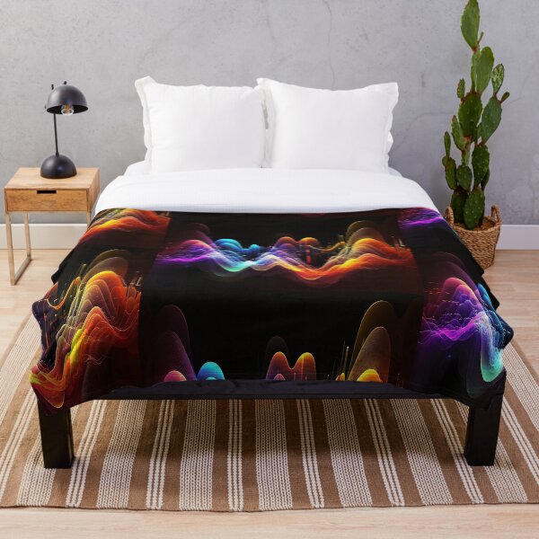 Item preview, Electronic Music Abstract Waves Painting Really Colorful Design designed and sold by EnzoZs.