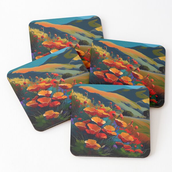 Item preview, Hillside poppy designed and sold by LonelyKraken.