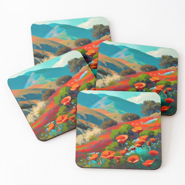 Item preview, Hillside poppy designed and sold by LonelyKraken.