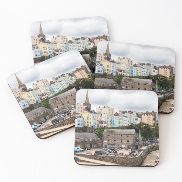 Item preview, Tenby North Beach And Pastel Coloured Houses designed and sold by Paul Thompson Photography.