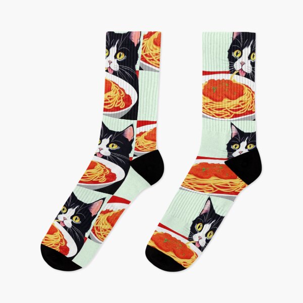 Item preview, Cats eating Spaghetti 8 designed and sold by dsxclothing.