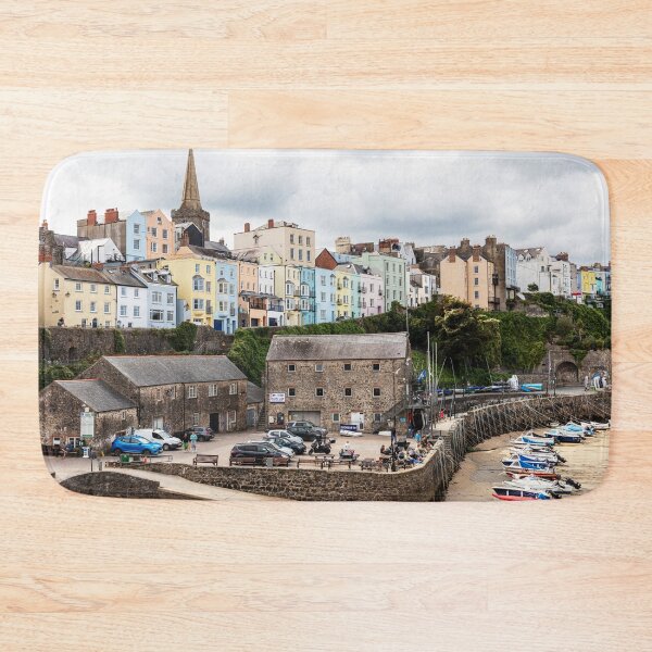 Item preview, Tenby North Beach And Pastel Coloured Houses designed and sold by Paul Thompson Photography.