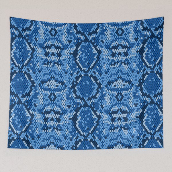 Item preview, Blue Snake Skin Pattern designed and sold by Ayoub14.