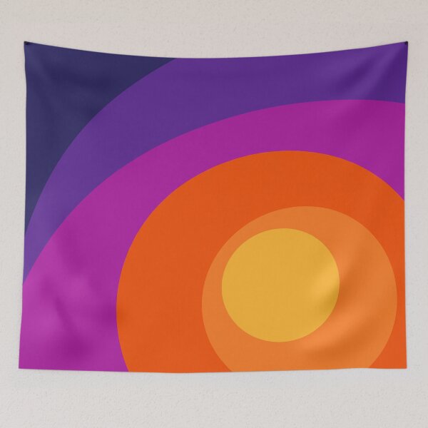 Item preview, Multicolored retro style circles designed and sold by BattaAnastasia.