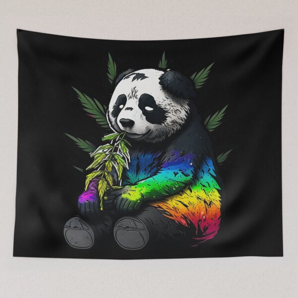 Item preview, Chilled Artistic Panda Smoking Bamboo 2 designed and sold by Artistic Pandas.