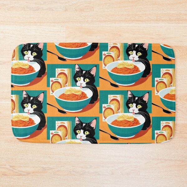 Item preview, Cats eating Spaghetti 13 designed and sold by dsxclothing.