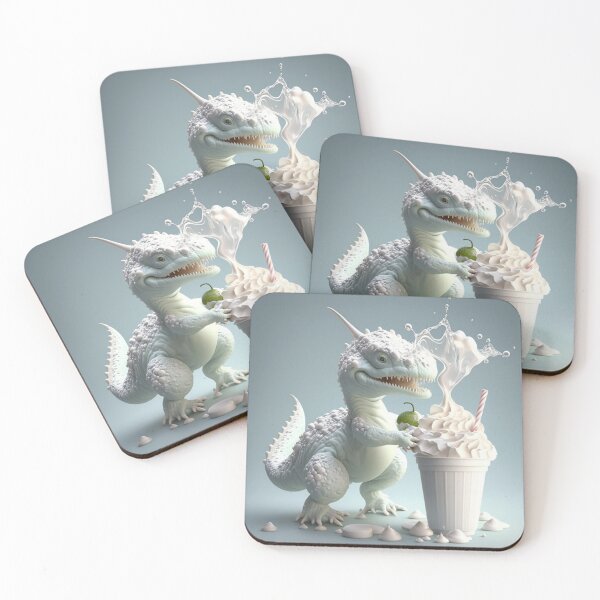 Item preview, dinosaur eating whipped creamed designed and sold by Northerz.
