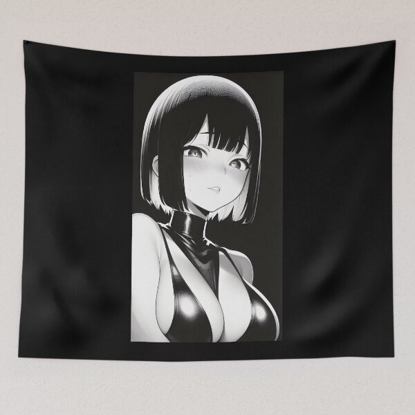 Item preview, Anime Girl Blushing designed and sold by Beep-.