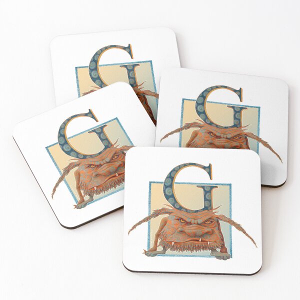 Item preview, Letter G - Alphabet - Monster - Guardian and Protector designed and sold by Gretchen Deahl.