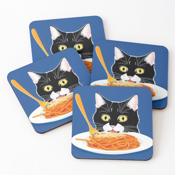 Item preview, Cats eating Spaghetti 15 designed and sold by dsxclothing.