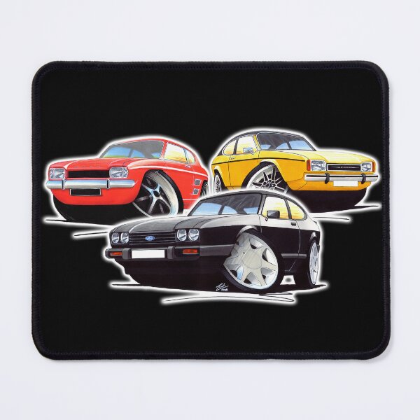 Item preview, Ford Capri Collection - Caricature Car Art designed and sold by Yeomans Cartoons.