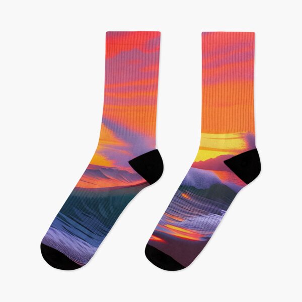 Item preview, Ocean wave against a sunset backdrop, Ai Generated Art  designed and sold by ACC .