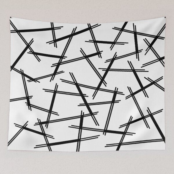 Item preview, Abstract geometric pattern - gray designed and sold by K.S ART.