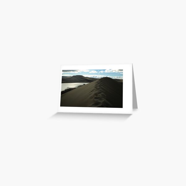 Traversing the tallest Dune Greeting Card