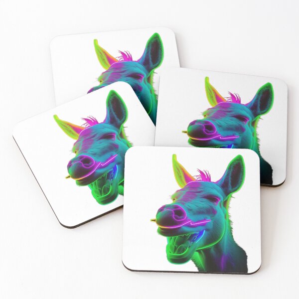 Item preview, Colourful and Beautiful Donkey Smile designed and sold by GloriousArtSKD.