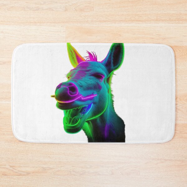 Item preview, Colourful and Beautiful Donkey Smile designed and sold by GloriousArtSKD.