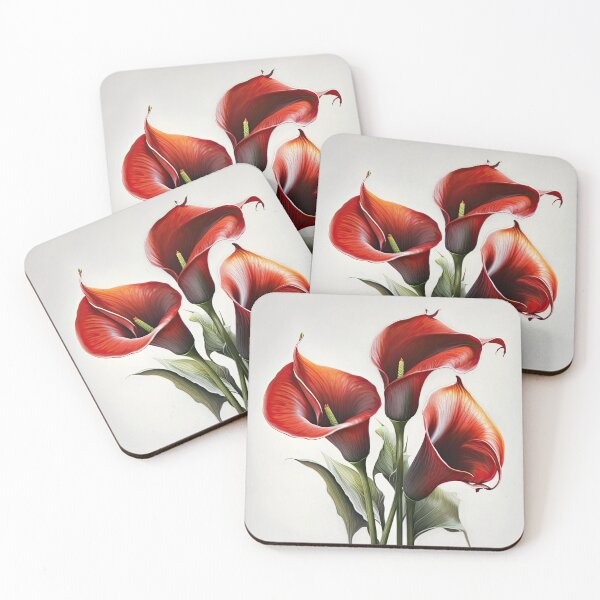 Item preview, Red Calla Lilies  designed and sold by Vanover Designs.