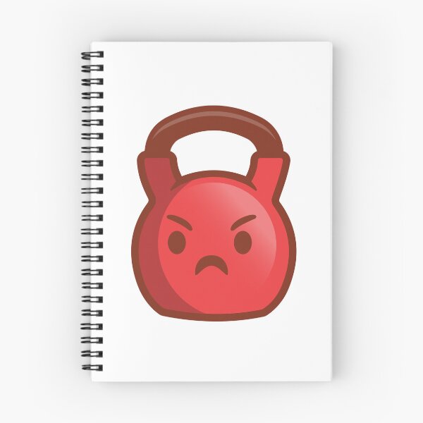 Item preview, Kettlebell Angry Emoji designed and sold by TeeMonsters.