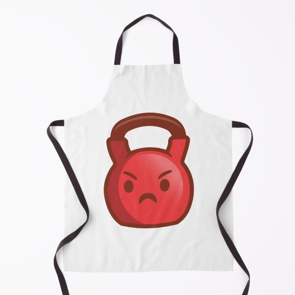 Item preview, Kettlebell Angry Emoji designed and sold by TeeMonsters.