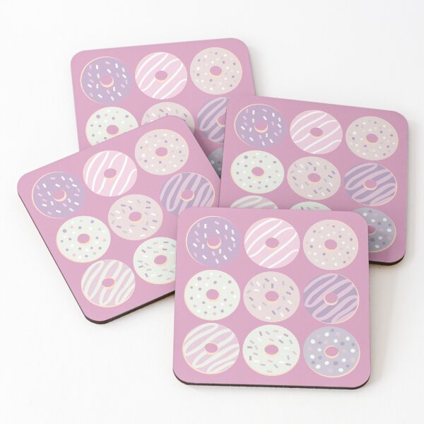 Item preview, Cute pastel donut pattern  designed and sold by Yarafantasyart.