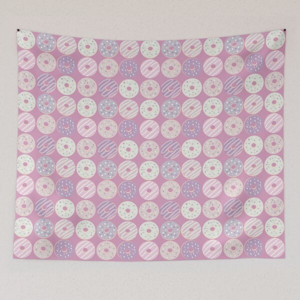 Item preview, Cute pastel donut pattern  designed and sold by Yarafantasyart.