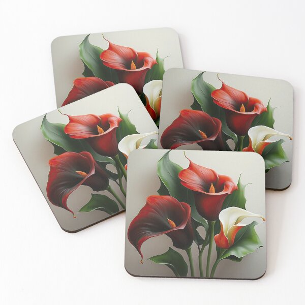 Item preview, Red Calla Lilies  designed and sold by Vanover Designs.