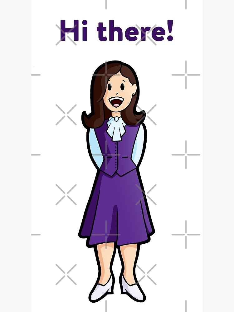  hi there janet the good place poster for sale by goldenarchelon