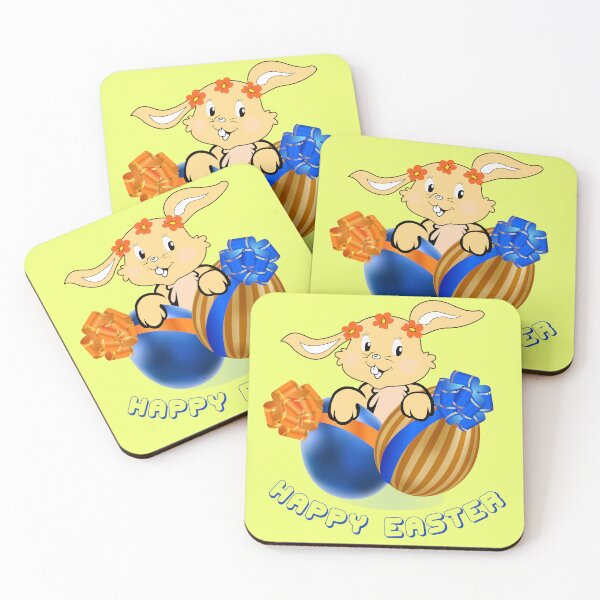 Item preview, HAPPY EASTER DESIGN FOR TEE-SHIRT AND ACCESSORIES designed and sold by Tropic Wear Collection.
