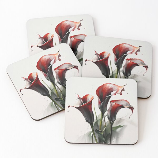 Item preview, Red Calla Lilies  designed and sold by Vanover Designs.