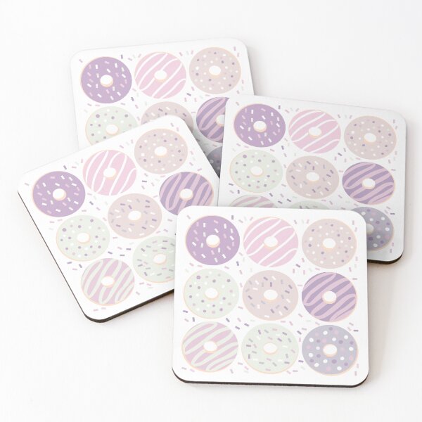 Item preview, Cute pastel donut pattern  designed and sold by Yarafantasyart.