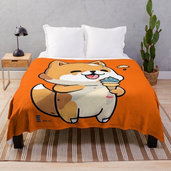 Item preview, MaMe Shiba Dog with Ice Cream designed and sold by PlanetDino.