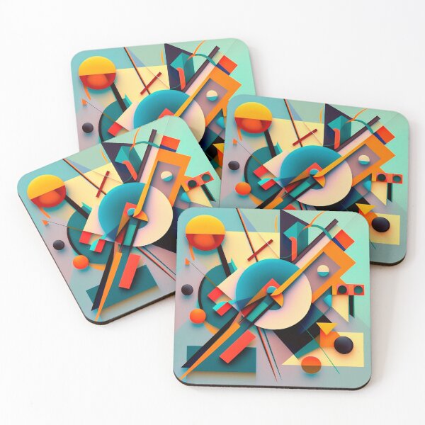 Item preview, Abstract, Volumetric and Vibrant (Vasili Kandinsky) designed and sold by CinEmmaDesign.