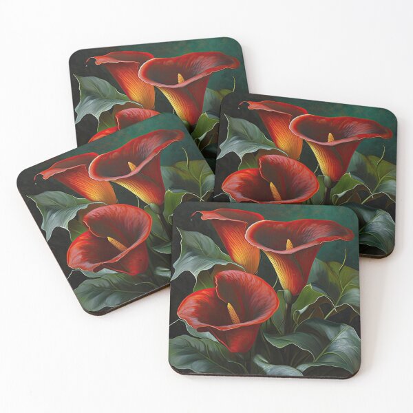 Item preview, Red Calla Lilies  designed and sold by Vanover Designs.