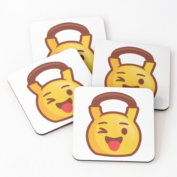 Item preview, Kettlebell Cheeky Emoji - Kettlebell gift designed and sold by TeeMonsters.