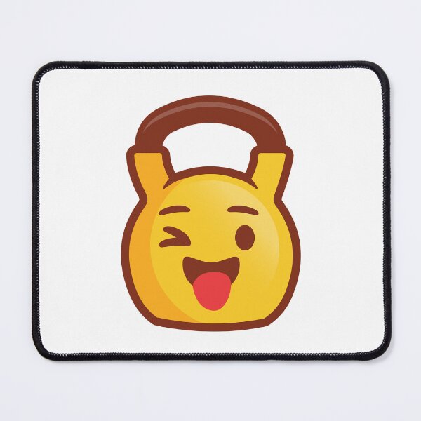 Item preview, Kettlebell Cheeky Emoji - Kettlebell gift designed and sold by TeeMonsters.