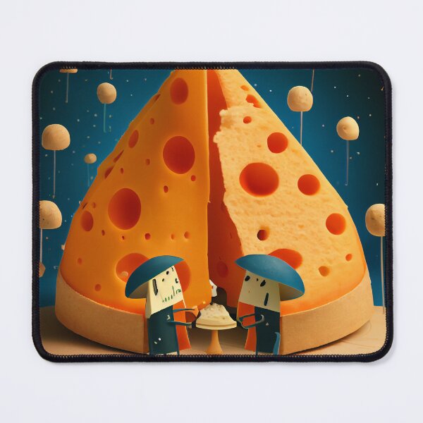 Item preview, Puppet and Widgets Cheese Adventure Digital Painting designed and sold by CodeAndColors.