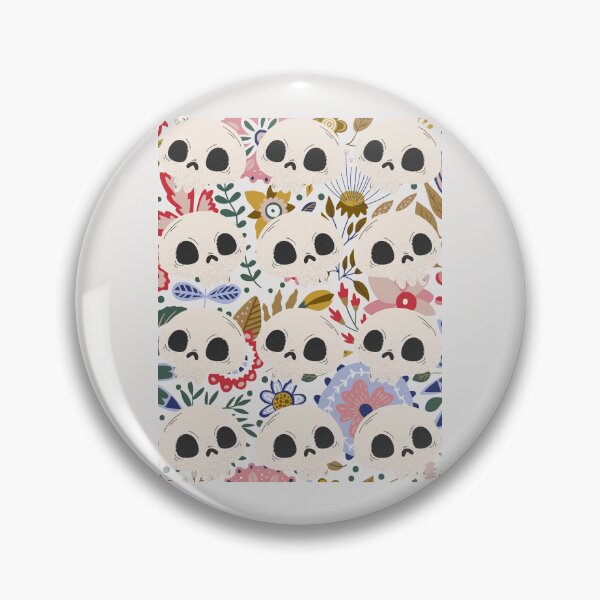 Item preview, Skull in flowers designed and sold by Simo0455.