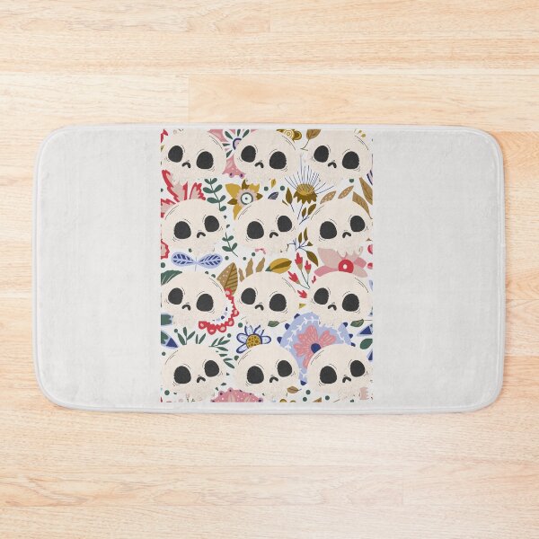 Item preview, Skull in flowers designed and sold by Simo0455.