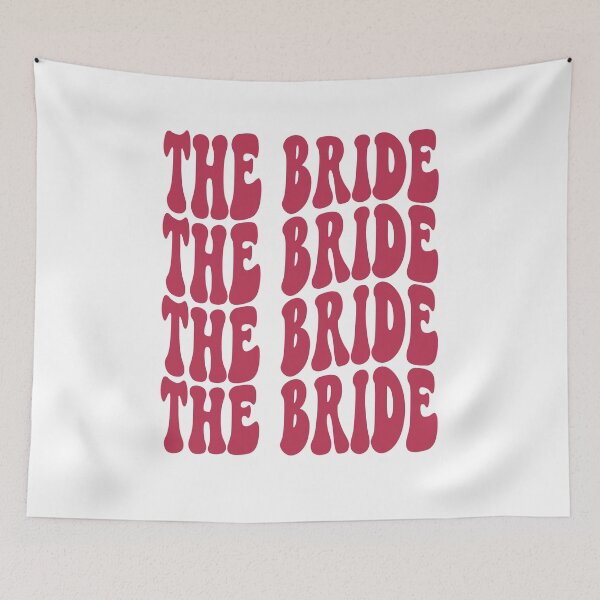 Item preview, The Bride Magenta Pink Retro Graphic Bridal Party Gifts for Bachelorette Party designed and sold by mysticblvd.