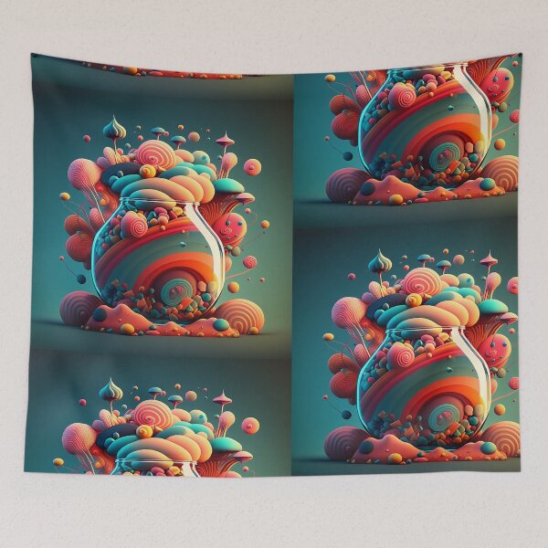 Item preview, Abstract Jar of Candy Colorful Design designed and sold by EnzoZs.