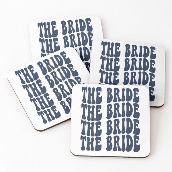 Item preview, The Bride Navy Blue Retro Graphic Bridal Party Gifts for Bachelorette Party designed and sold by mysticblvd.