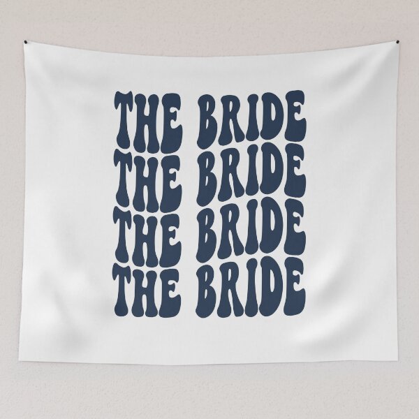 Item preview, The Bride Navy Blue Retro Graphic Bridal Party Gifts for Bachelorette Party designed and sold by mysticblvd.
